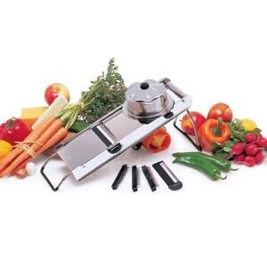 De Buyer La Mandoline Williams Sonoma Stainless Steel Multi Blade Slicer in Box